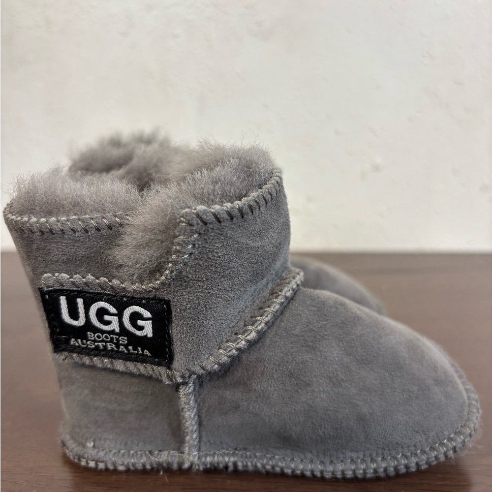 UGG Gray Baby Booties